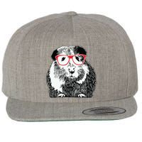 Guinea Pig Funny Guinea Pig Tee Cute Guinea Pig Wool Snapback Cap