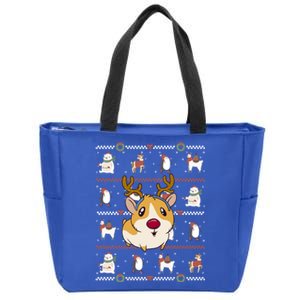 Guinea Pig Funny Gift Guinea Pig Ugly Christmas Zip Tote Bag