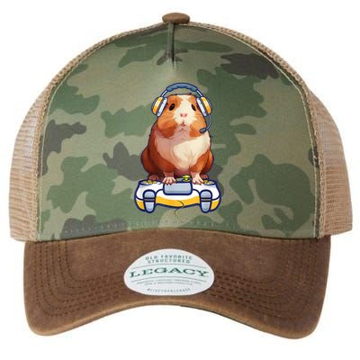 Guinea Pig Funny Video Gamer Lover Legacy Tie Dye Trucker Hat