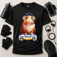 Guinea Pig Funny Video Gamer Lover Cooling Performance Crew T-Shirt