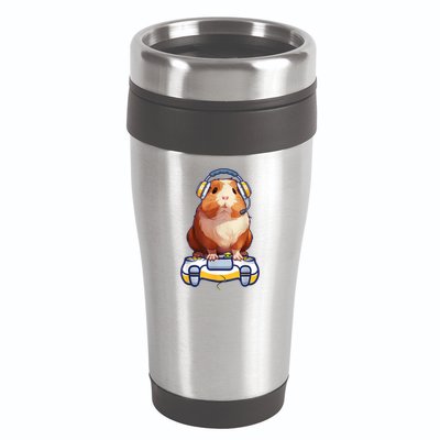 Guinea Pig Funny Video Gamer Lover 16oz Travel Tumbler