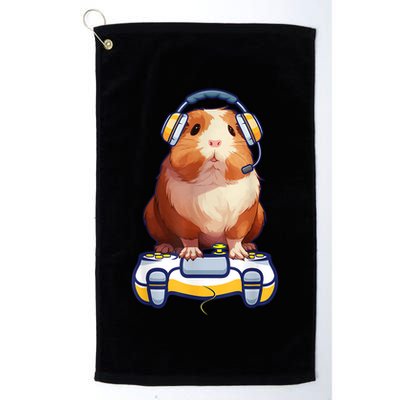 Guinea Pig Funny Video Gamer Lover Golf Towel