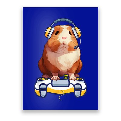 Guinea Pig Funny Video Gamer Lover Poster