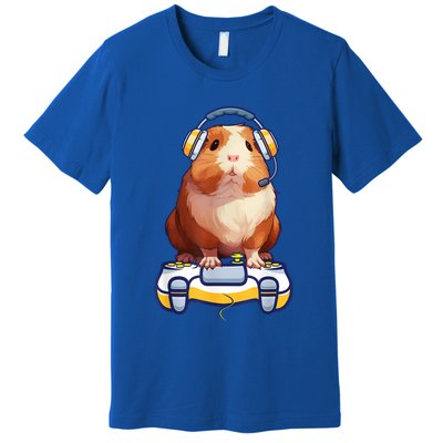 Guinea Pig Funny Video Gamer Lover Premium T-Shirt