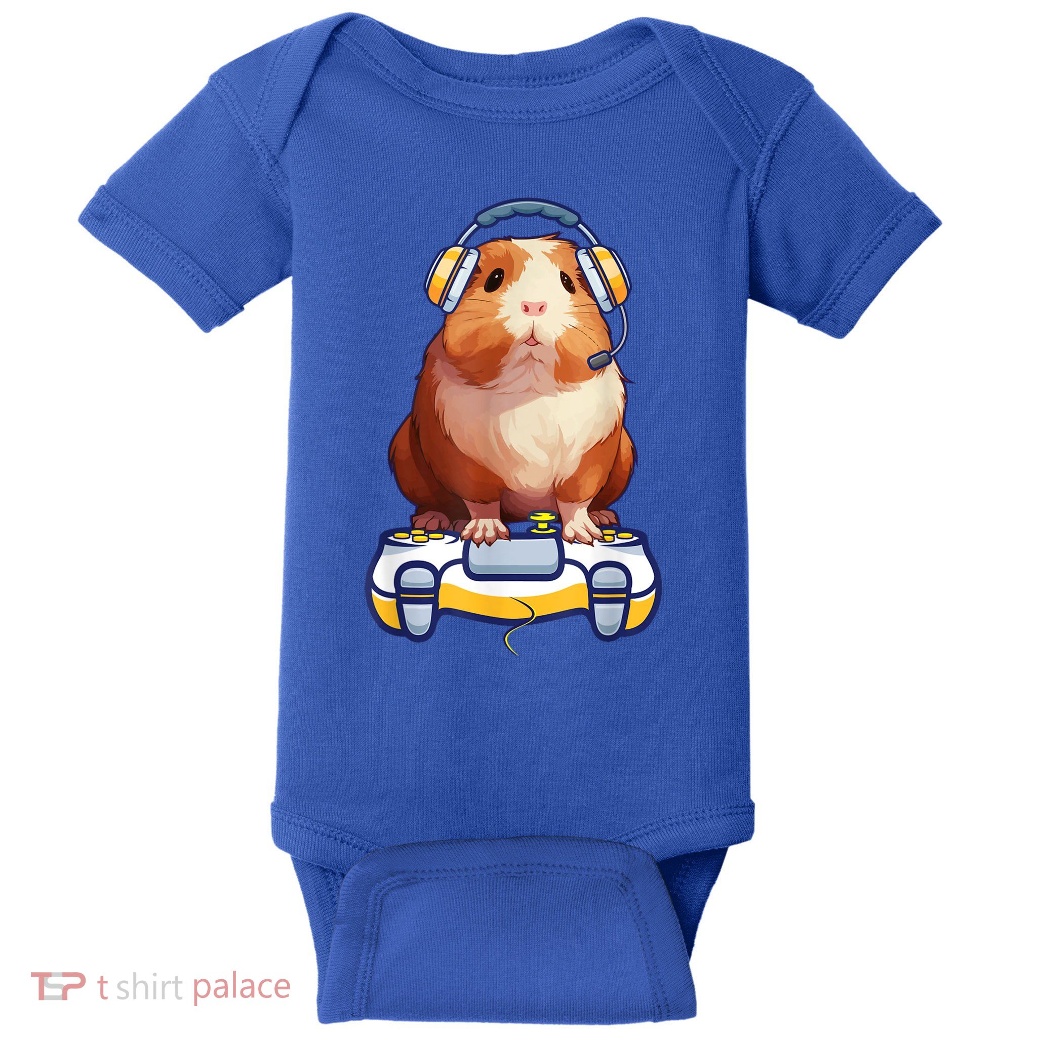 Guinea Pig Funny Video Gamer Lover Baby Bodysuit
