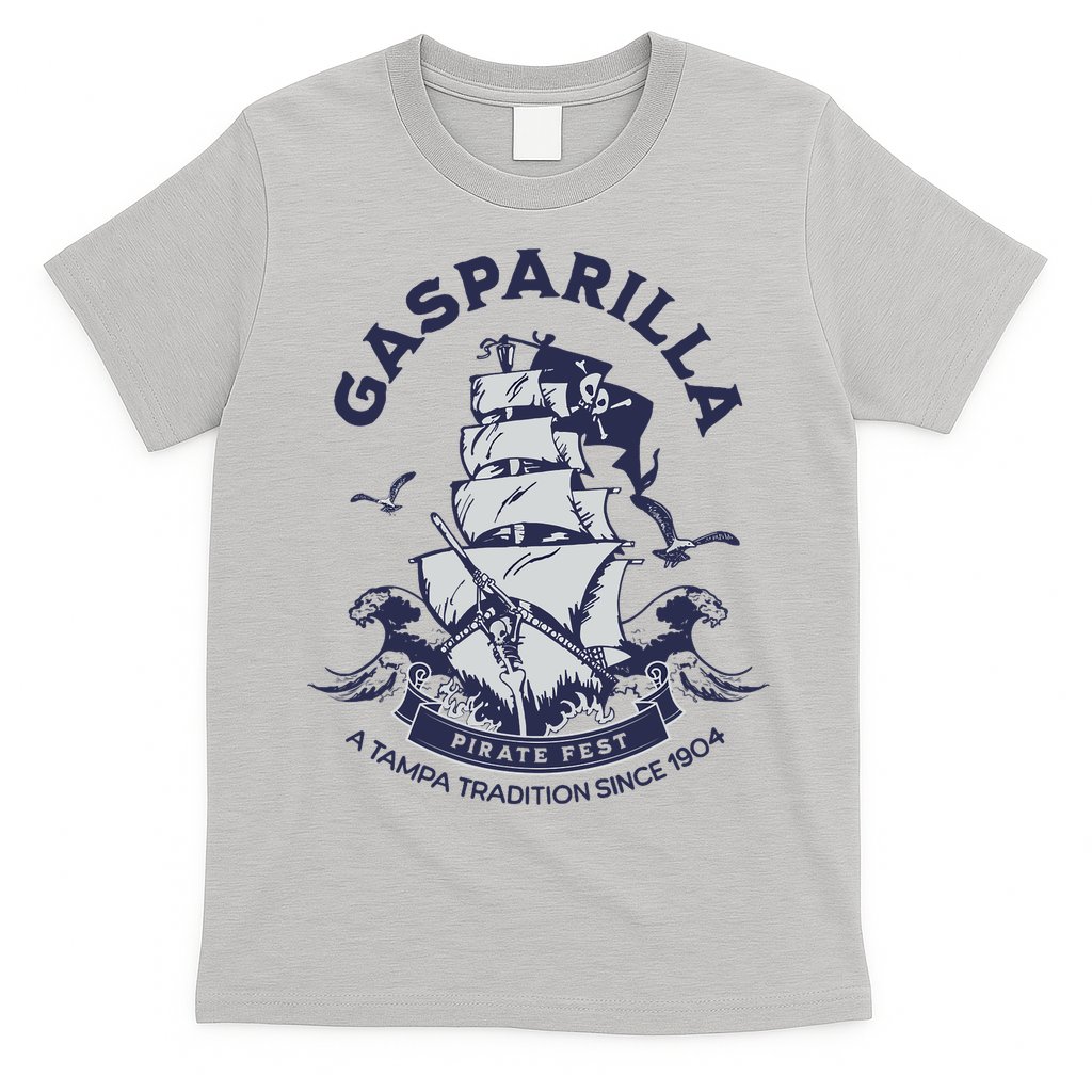 Gasparilla Pirate Fest Souvenir Pirate Ship Tampa Florida T-Shirt