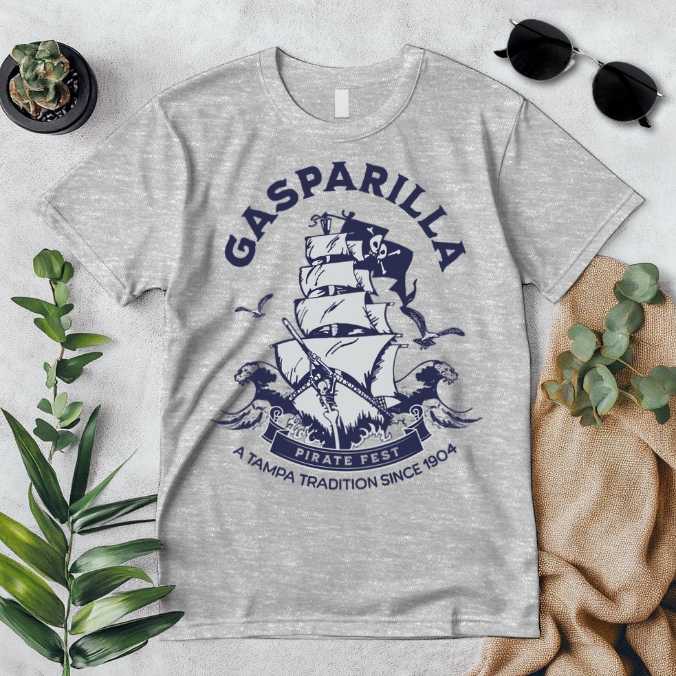 Gasparilla Pirate Fest Souvenir Pirate Ship Tampa Florida Premium T-Shirt