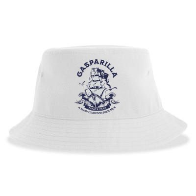 Gasparilla Pirate Fest Souvenir Pirate Ship Tampa Florida Sustainable Bucket Hat
