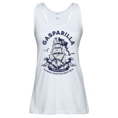Gasparilla Pirate Fest Souvenir Pirate Ship Tampa Florida Ladies Essential Flowy Tank