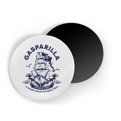 Gasparilla Pirate Fest Souvenir Pirate Ship Tampa Florida Magnet