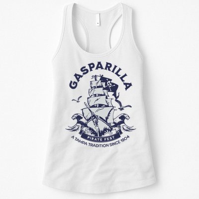 Gasparilla Pirate Fest Souvenir Pirate Ship Tampa Florida Womens Tank Top