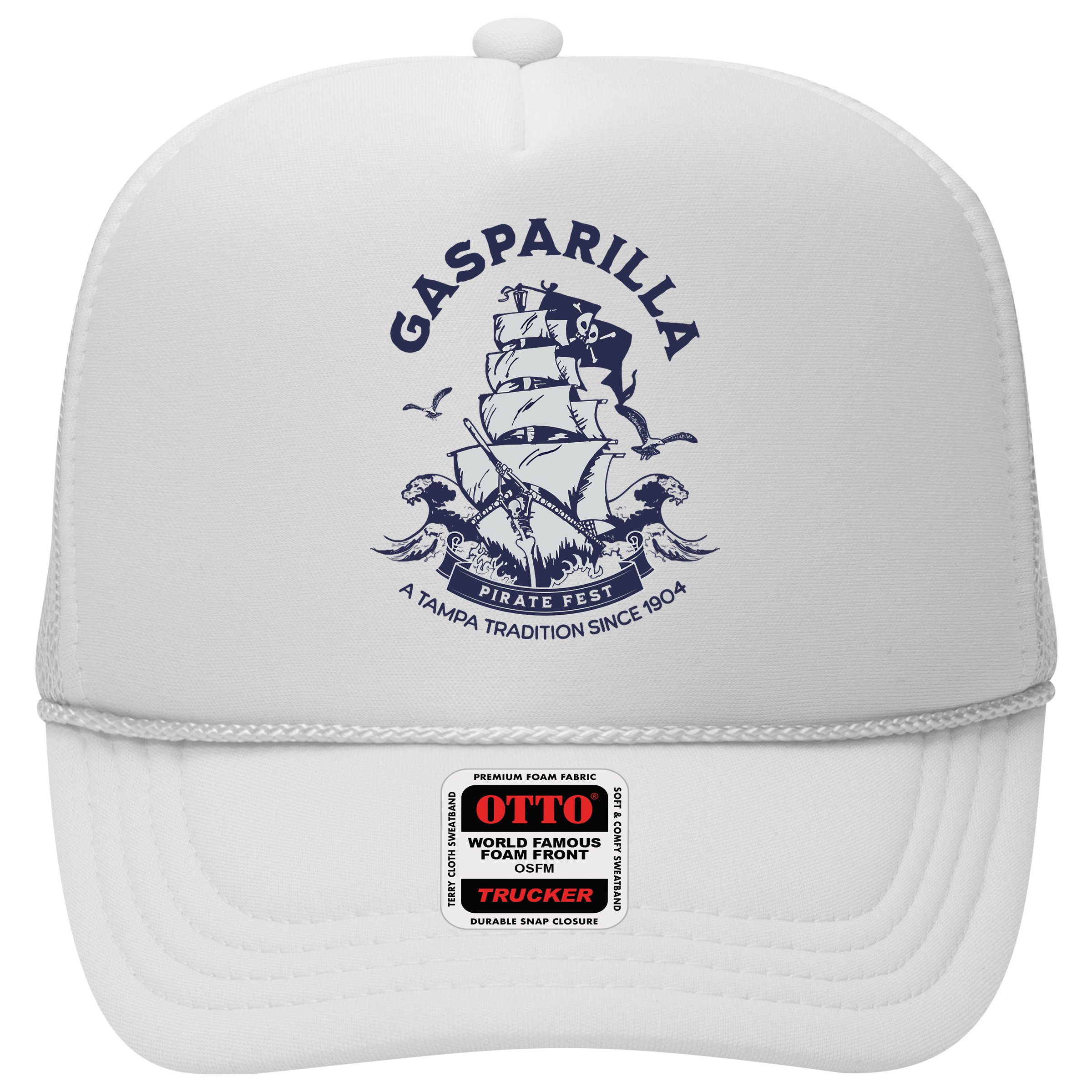 Gasparilla Pirate Fest Souvenir Pirate Ship Tampa Florida Hat