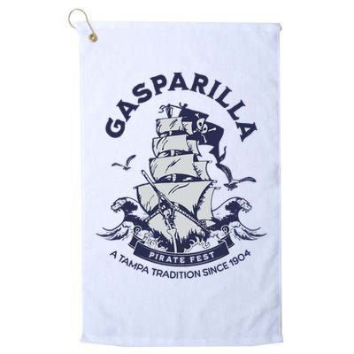 Gasparilla Pirate Fest Souvenir Pirate Ship Tampa Florida Golf Towel