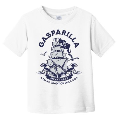 Gasparilla Pirate Fest Souvenir Pirate Ship Tampa Florida Toddler T-Shirt