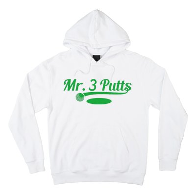 Golf Putter Funny Golfing Loser 3 Putts Suck Golf Ball Hoodie