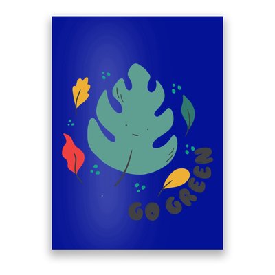 Green Plastic Free Save Earth Gift Poster