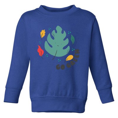 Green Plastic Free Save Earth Gift Toddler Sweatshirt