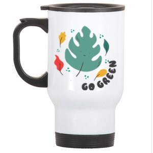 Green Plastic Free Save Earth Gift Stainless Steel Travel Mug