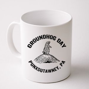 Groundhog Punxsutawney Funny Groundhog Day Shadow Gift Coffee Mug