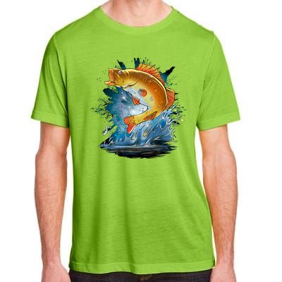 Golden Perch Fish Sea Adult ChromaSoft Performance T-Shirt