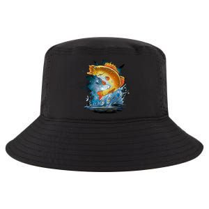 Golden Perch Fish Sea Cool Comfort Performance Bucket Hat