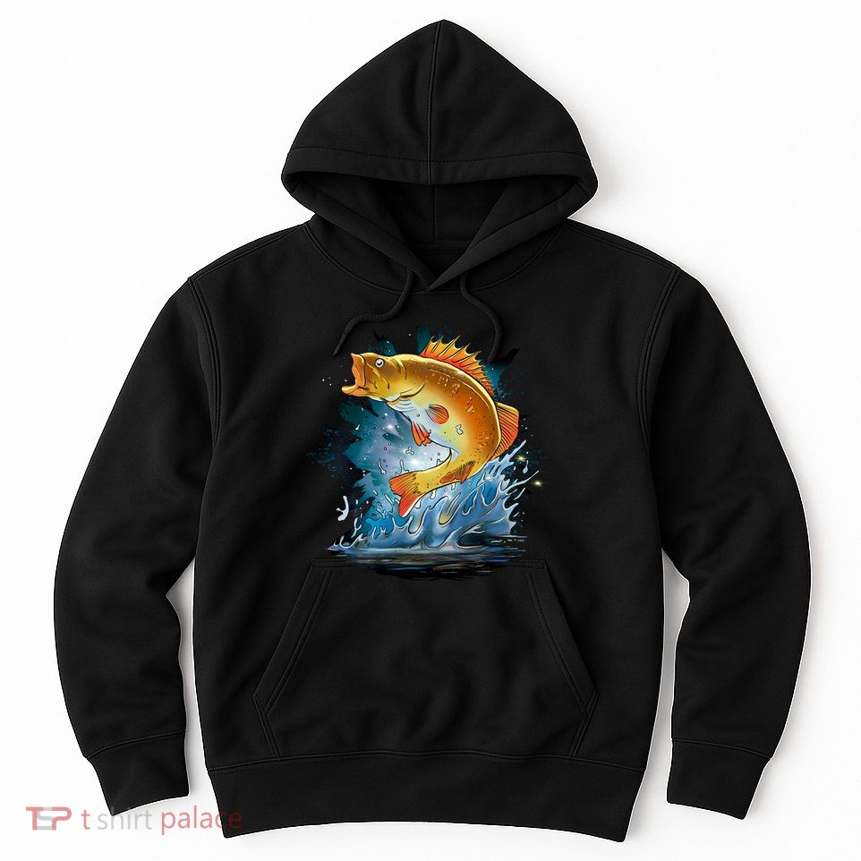 Golden Perch Fish Sea Hoodie