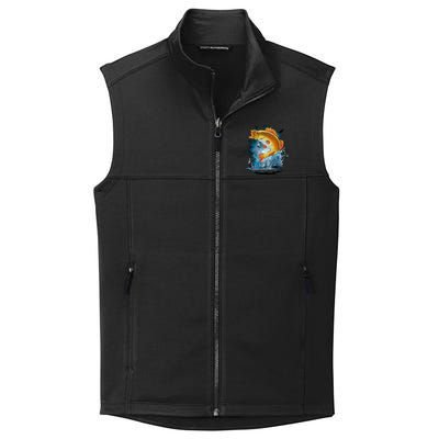 Golden Perch Fish Sea Collective Smooth Fleece Vest