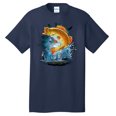 Golden Perch Fish Sea Tall T-Shirt