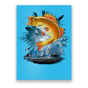 Golden Perch Fish Sea Poster