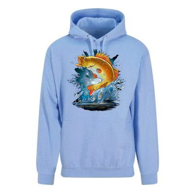 Golden Perch Fish Sea Unisex Surf Hoodie