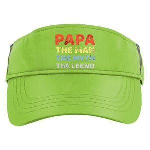 Grandpa Papa Father The Myth Legend Funny Birthday Gift Adult Drive Performance Visor