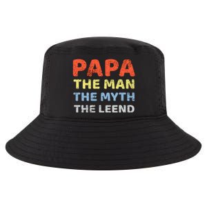 Grandpa Papa Father The Myth Legend Funny Birthday Gift Cool Comfort Performance Bucket Hat