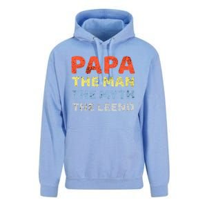 Grandpa Papa Father The Myth Legend Funny Birthday Gift Unisex Surf Hoodie