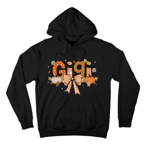 Gigi Pumpkin Fall Coquette Bow Thanksgiving Hoodie