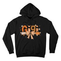 Gigi Pumpkin Fall Coquette Bow Thanksgiving Tall Hoodie