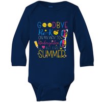 Goodbye Prek Graduation To Kindergarten Hello Summer Baby Long Sleeve Bodysuit