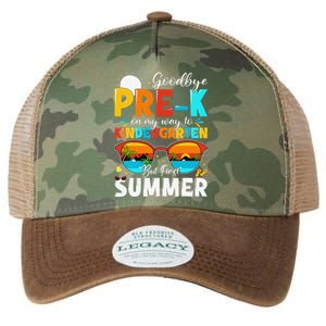 Goodbye Prek Graduation To Kindergarten Hello Summer Legacy Tie Dye Trucker Hat