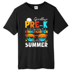 Goodbye Prek Graduation To Kindergarten Hello Summer Tall Fusion ChromaSoft Performance T-Shirt