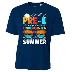 Goodbye Prek Graduation To Kindergarten Hello Summer Cooling Performance Crew T-Shirt