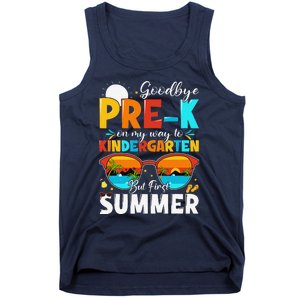 Goodbye Prek Graduation To Kindergarten Hello Summer Tank Top