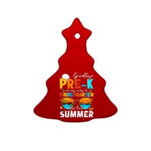 Goodbye Prek Graduation To Kindergarten Hello Summer Ceramic Tree Ornament