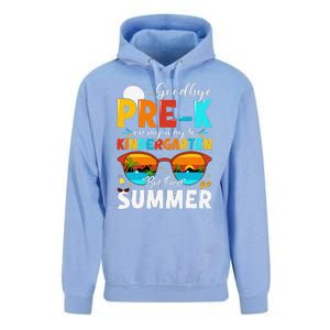 Goodbye Prek Graduation To Kindergarten Hello Summer Unisex Surf Hoodie