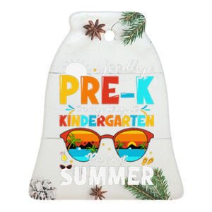 Goodbye Prek Graduation To Kindergarten Hello Summer Ceramic Bell Ornament