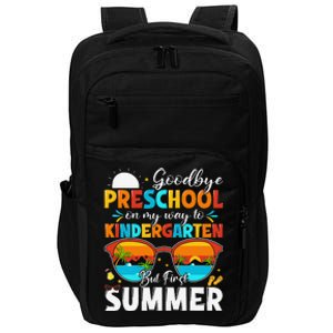 Goodbye Preschool Graduation To Kindergarten Hello Summer Impact Tech Backpack