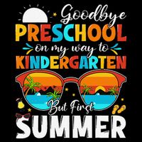 Goodbye Preschool Graduation To Kindergarten Hello Summer Impact Tech Backpack