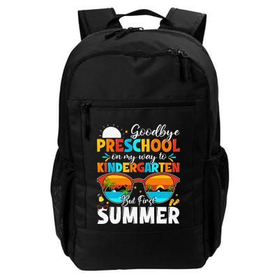 Goodbye Preschool Graduation To Kindergarten Hello Summer Backpack