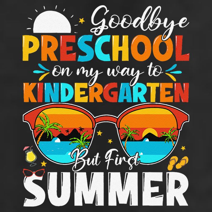 Goodbye Preschool Graduation To Kindergarten Hello Summer Adult Drive Performance Visor