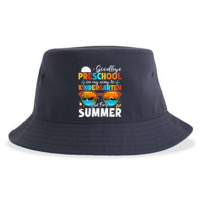 Goodbye Preschool Graduation To Kindergarten Hello Summer Sustainable Bucket Hat