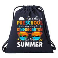 Goodbye Preschool Graduation To Kindergarten Hello Summer Drawstring Bag