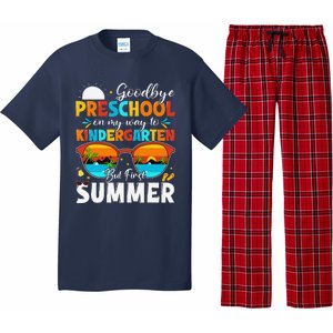 Goodbye Preschool Graduation To Kindergarten Hello Summer Pajama Set